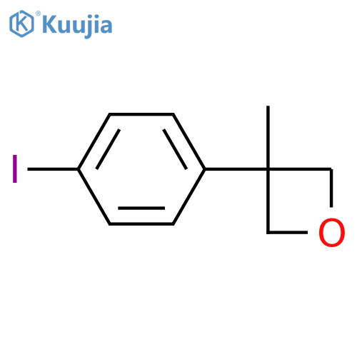 3-(4-iodophenyl)-3-methyloxetane structure