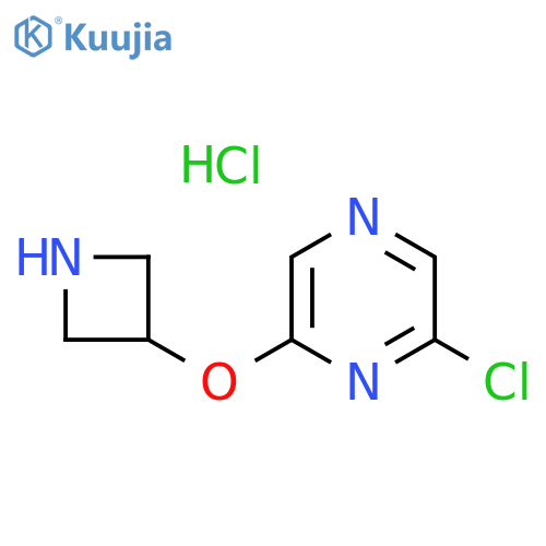2-(3-Azetidinyloxy)-6-chloropyrazine hydrochloride structure