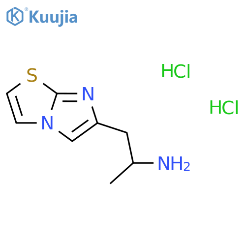 (2-Imidazo2,1-b1,3thiazol-6-yl-1-methylethyl)-amine Dihydrochloride structure