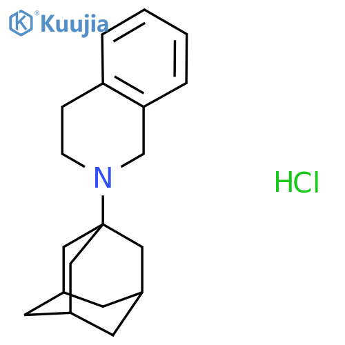 2-(1-Adamantyl)-1,2,3,4-tetrahydroisoquinoline Hydrochloride structure