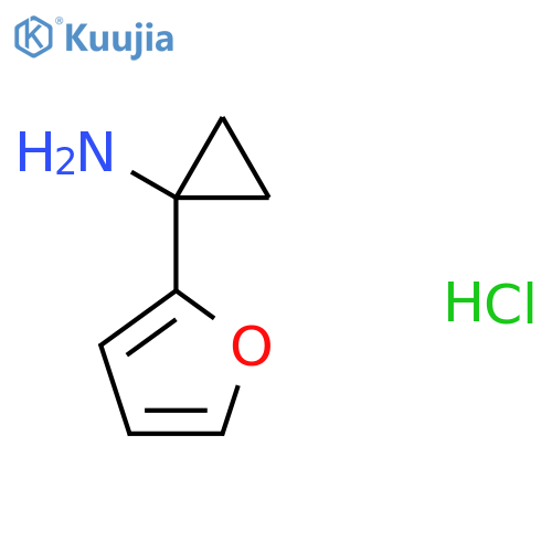 1-(2-Furyl)cyclopropylamine Hydrochloride structure