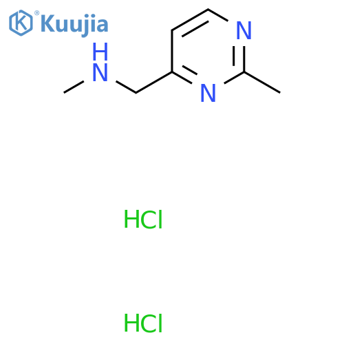 N-Methyl-1-(2-methylpyrimidin-4-yl)methanamine;dihydrochloride structure