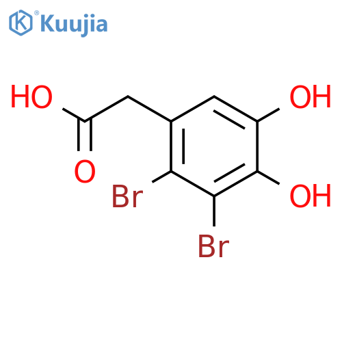 2-(2,3-dibromo-4,5-dihydroxyphenyl)acetic Acid structure