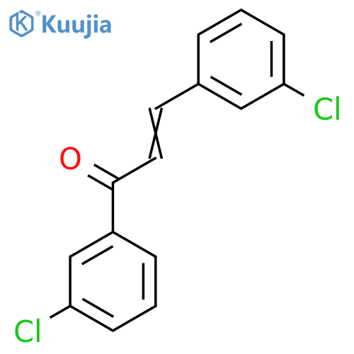2-Propen-1-one, 1,3-bis(3-chlorophenyl)- structure