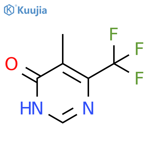 4-Hydroxy-5-methyl-6-trifluoromethylpyrimidine structure