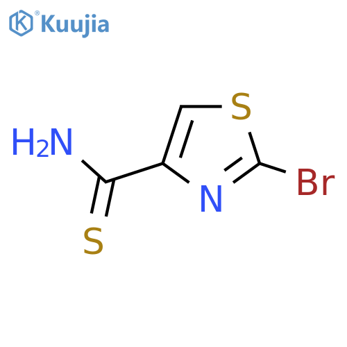 2-bromo-1,3-thiazole-4-carbothioamide structure