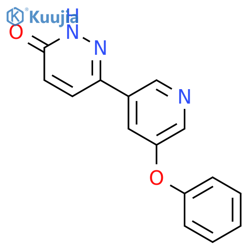 6-(5-Phenoxypyridin-3-yl)pyridazin-3(2H)-one structure