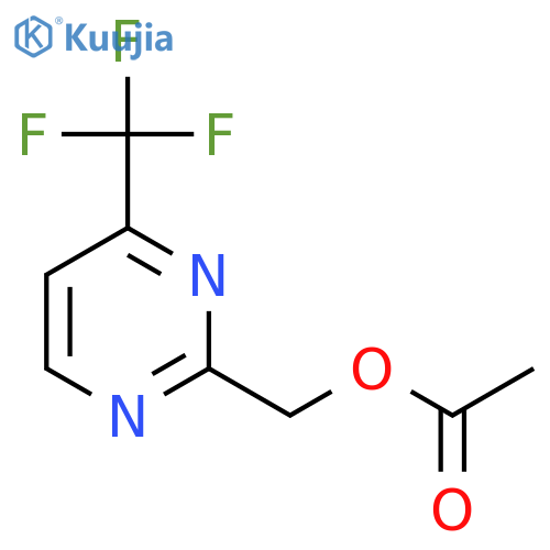 (4-(Trifluoromethyl)pyrimidin-2-yl)methyl acetate structure