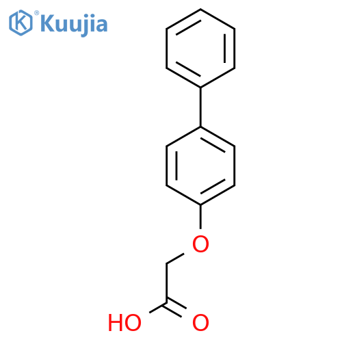 2-{[1,1'-biphenyl]-4-yloxy}acetic acid structure