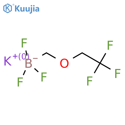 Potassium trifluoro((2,2,2-trifluoroethoxy)methyl)borate structure
