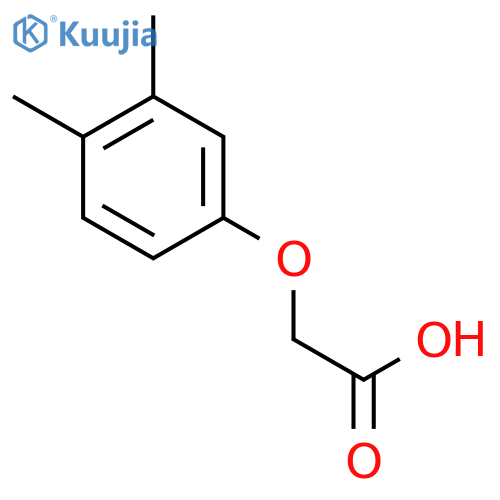 2-(3,4-Dimethylphenoxy)acetic acid structure