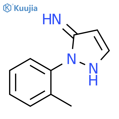2-(2-methylphenyl)-2,3-dihydro-1H-pyrazol-3-imine structure