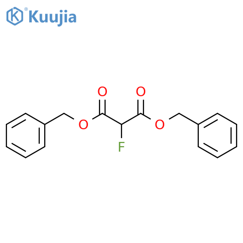 Dibenzyl 2-fluoromalonate structure
