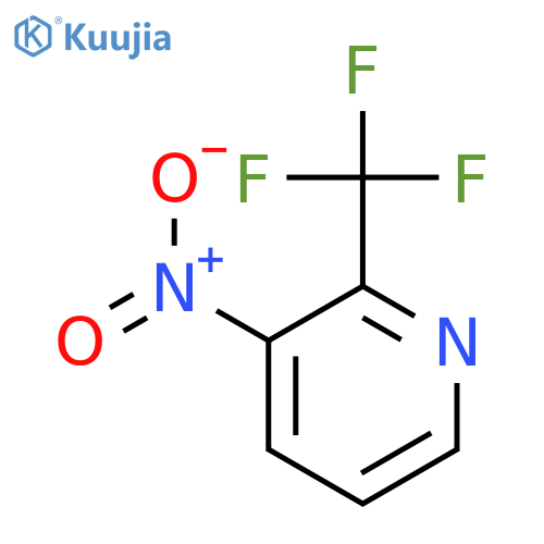 3-Nitro-2-(trifluoromethyl)pyridine structure