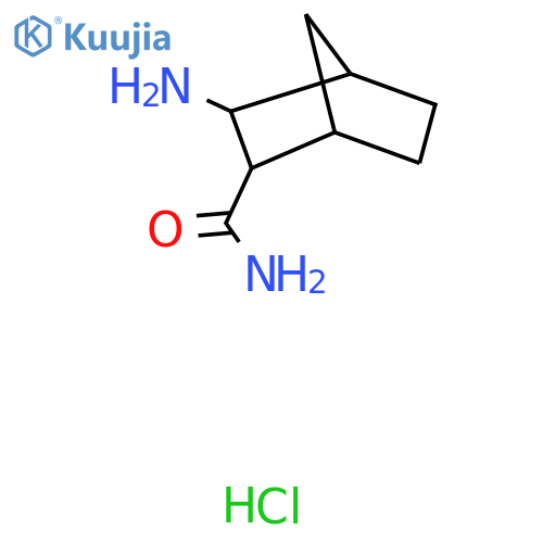 3-aminonorbornane-2-carboxamide;hydrochloride structure