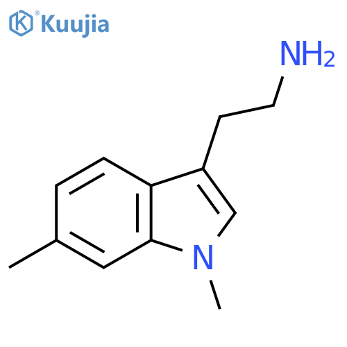 2-(1,6-dimethyl-1H-indol-3-yl)ethan-1-amine structure