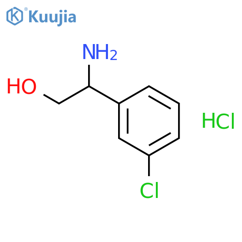 2-Amino-2-(3-chlorophenyl)ethanol Hydrochloride structure