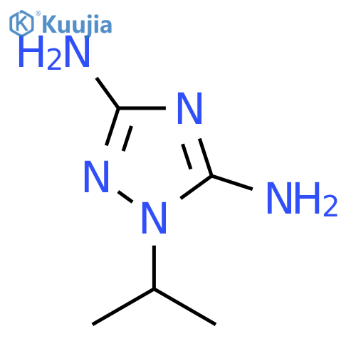5-Imino-1-(propan-2-yl)-2,5-dihydro-1H-1,2,4-triazol-3-amine structure