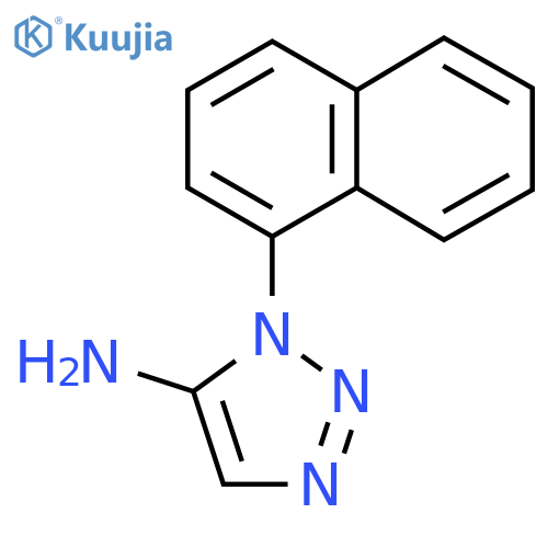 1-(naphthalen-1-yl)-1H-1,2,3-triazol-5-amine structure