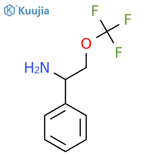 1-Phenyl-2-(trifluoromethoxy)ethan-1-amine structure