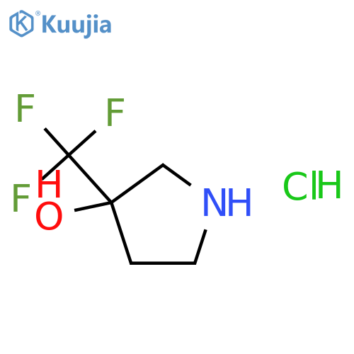 3-(Trifluoromethyl)pyrrolidin-3-ol hydrochloride structure