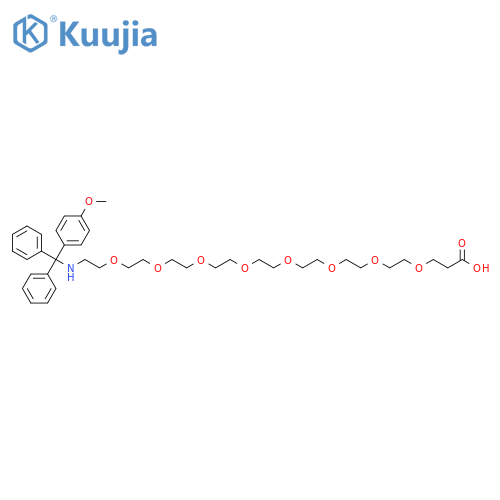Methoxytrityl-N-PEG8-acid structure