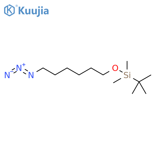 [(6-Azidohexyl)oxy](tert-butyl)dimethylsilane structure