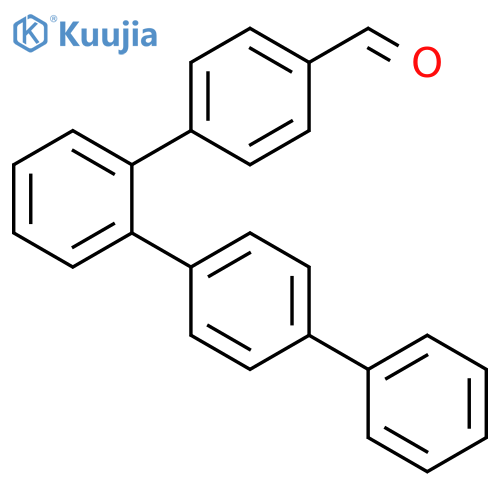 [1,1':2',1'':4'',1'''-Quaterphenyl]-4-carbaldehyde structure
