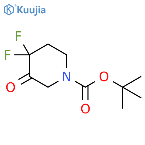 tert-butyl 4,4-difluoro-3-oxopiperidine-1-carboxylate structure