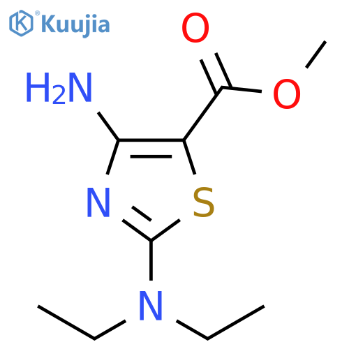 methyl 4-amino-2-(diethylamino)thiazole-5-carboxylate structure