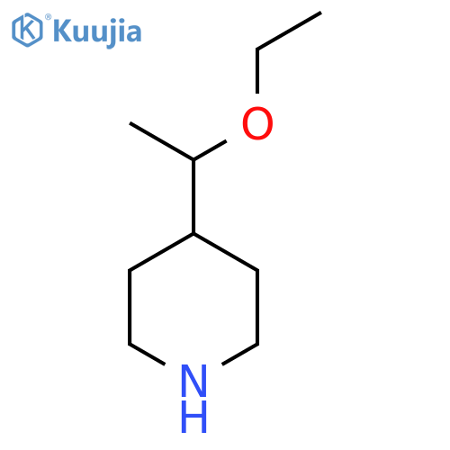 4-(1-ethoxyethyl)piperidine structure
