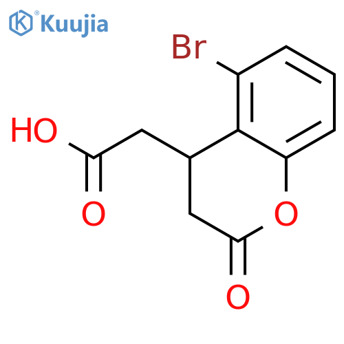 5-Bromo-4-carboxymethyl-2-chromanone structure