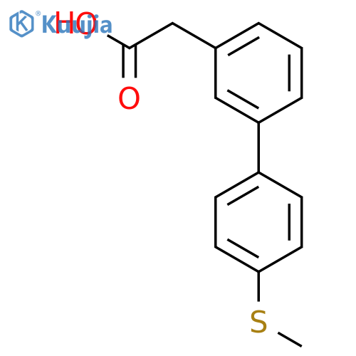 3-4-(Methylsulfanyl)phenylphenylacetic Acid structure