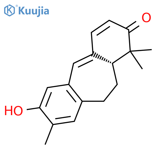 2H-Dibenzo[a,d]cyclohepten-2-one,1,10,11,11a-tetrahydro-7-hydroxy-1,1,8-trimethyl-, (11aR)- structure