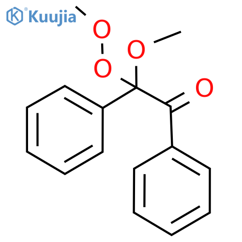 2-Methoxy-2-methylperoxy-1,2-diphenylethanone structure