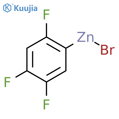 (2,4,5-Trifluorophenyl)zinc bromide structure