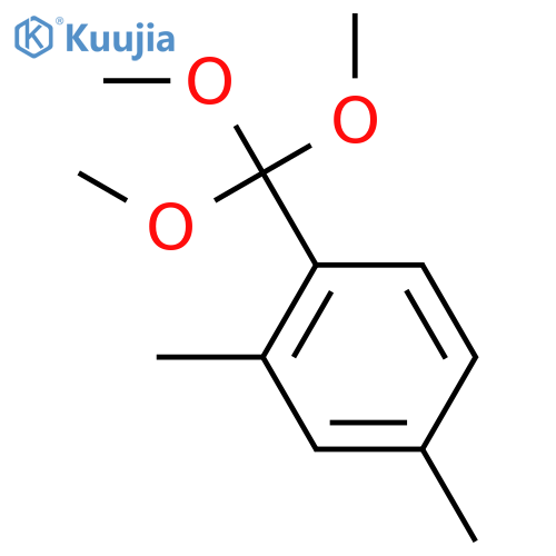 2,4-Dimethyl-1-(trimethoxymethyl)benzene structure