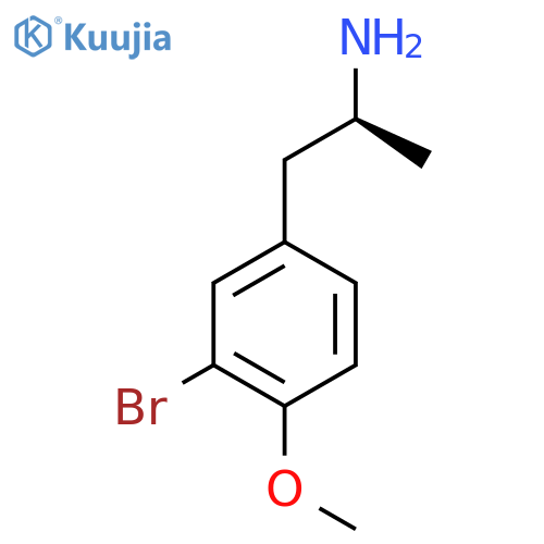 (2S)-1-(3-bromo-4-methoxyphenyl)propan-2-amine structure