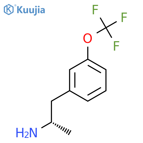 (2S)-1-3-(trifluoromethoxy)phenylpropan-2-amine structure