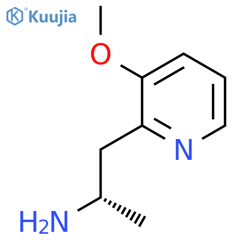 (2S)-1-(3-methoxypyridin-2-yl)propan-2-amine structure