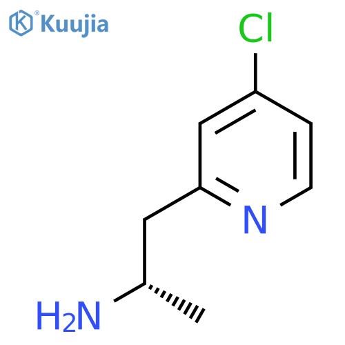 (2S)-1-(4-chloropyridin-2-yl)propan-2-amine structure