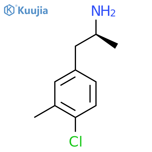 (2S)-1-(4-chloro-3-methylphenyl)propan-2-amine structure