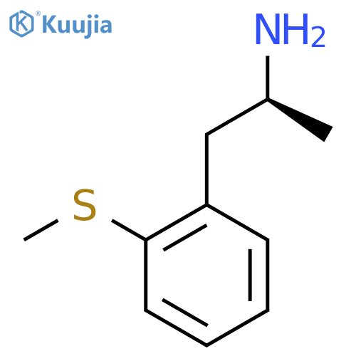 (2S)-1-2-(methylsulfanyl)phenylpropan-2-amine structure