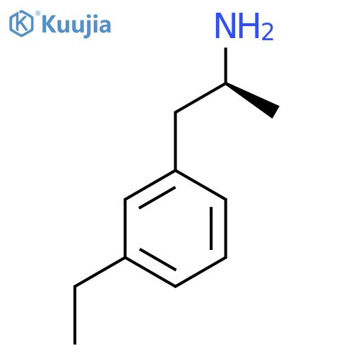 (2S)-1-(3-ethylphenyl)propan-2-amine structure