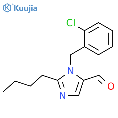 1H-Imidazole-5-carboxaldehyde, 2-butyl-1-[(2-chlorophenyl)methyl]- structure