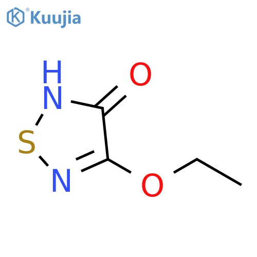 1,2,5-Thiadiazol-3(2H)-one, 4-ethoxy- structure