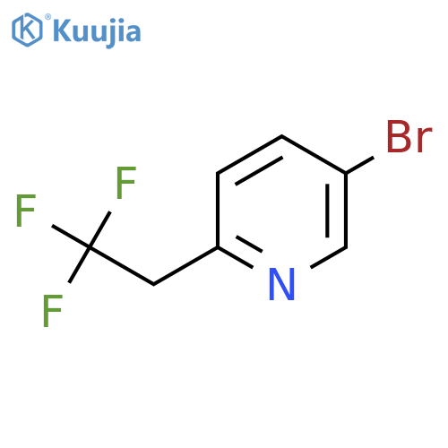 5-Bromo-2-(2,2,2-trifluoroethyl)pyridine structure