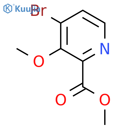Methyl 4-bromo-3-methoxypicolinate structure