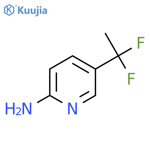 5-(1,1-Difluoroethyl)pyridin-2-amine structure