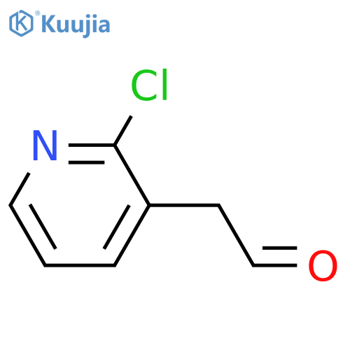 2-(2-chloropyridin-3-yl)acetaldehyde structure